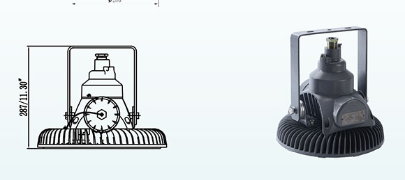 Mounting of Explosion Proof High Bay Lighting SHB Series