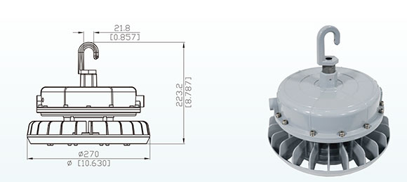 Mounting of Explosion Proof High Bay Lighting SHB-II Series