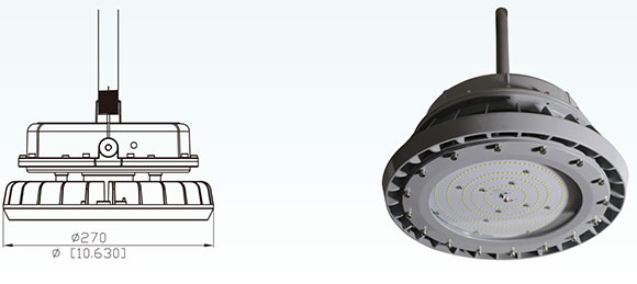 Mounting of Explosion Proof High Bay Lighting SHB-II Series