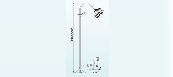 Mounting of Explosion Proof High Bay Lighting SO-I Series