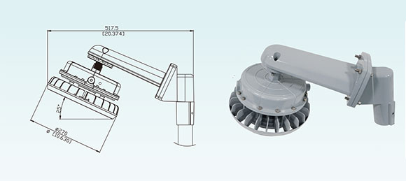 Mounting of Explosion Proof High Bay Lighting SHB-II Series