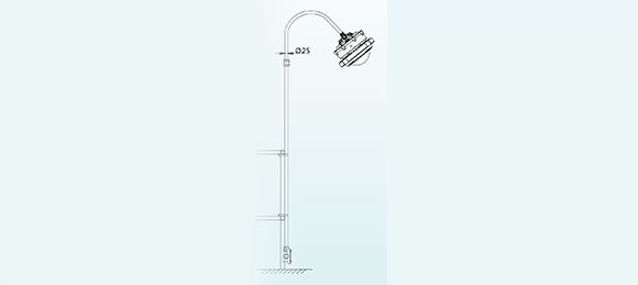 Mounting of Explosion Proof High Bay Lighting SO-I Series