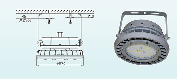 Mounting of Explosion Proof High Bay Lighting SHB-II Series