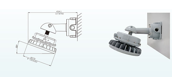 Mounting of Explosion Proof High Bay Lighting SHB-II Series