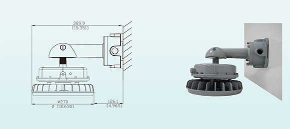 Mounting of Explosion Proof High Bay Lighting SHB-II Series