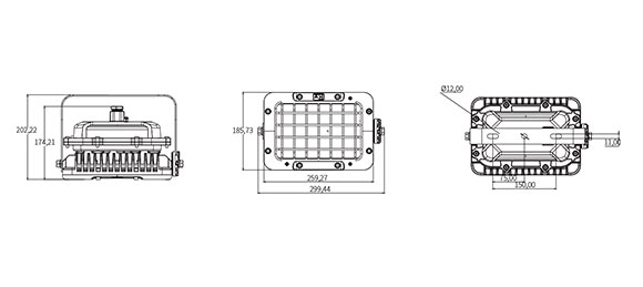 Mounting of Explosion Proof Led Flood Light SHF-I Series