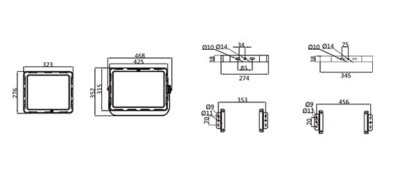 Mounting of Explosion Proof Led Flood Light SHF-I Series