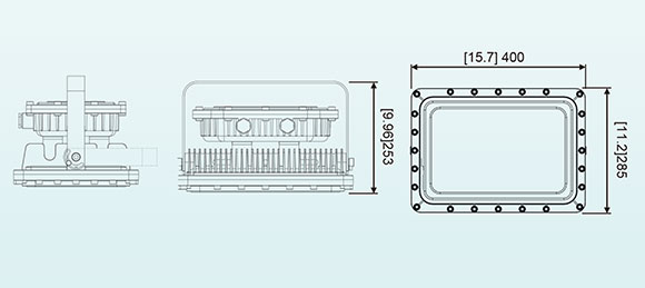Mounting of Explosion Proof Led Flood Light SHF-IA Series