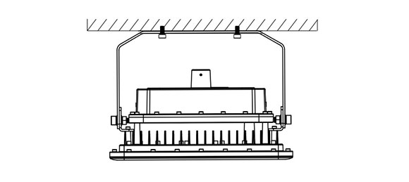 Mounting of Explosion Proof Led Flood Light SHF-IIA Series