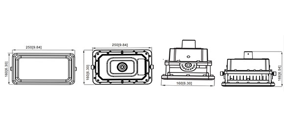 Mounting of Explosion Proof Led Flood Light SHF-IIA Series