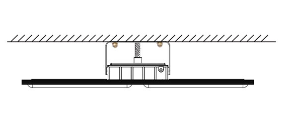 Mounting of Explosion Proof Fluorescent Light SLL-II Series