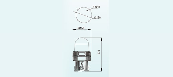 Mounting of Explosion Proof Emergency Light SAV Series