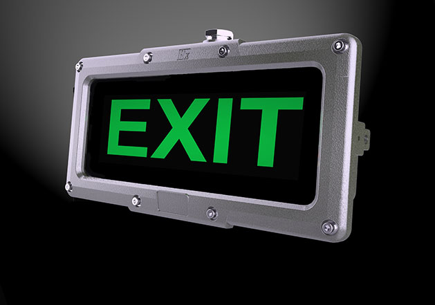 Hanging Exit Light