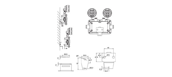 Mounting of Explosion Proof Emergency Light SEG Series