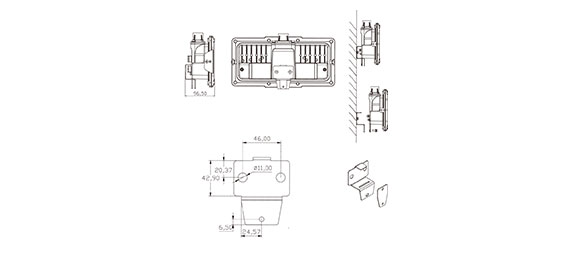 Mounting of Explosion Proof Emergency Light SES Series