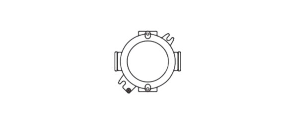 Outline Dimensions Of Explosion Proof Junction Box SJB-IIC Series