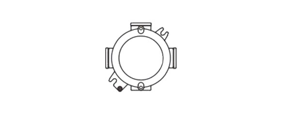 Outline Dimensions Of Explosion Proof Junction Box SJB-IIC Series