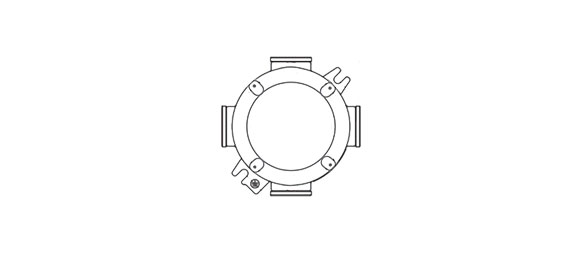 Outline Dimensions Of Explosion Proof Junction Box SJB-IIB Series