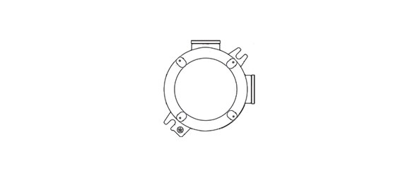 Outline Dimensions Of Explosion Proof Junction Box SJB-IIB Series