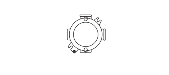 Outline Dimensions Of Explosion Proof Junction Box SJB-IIC Series