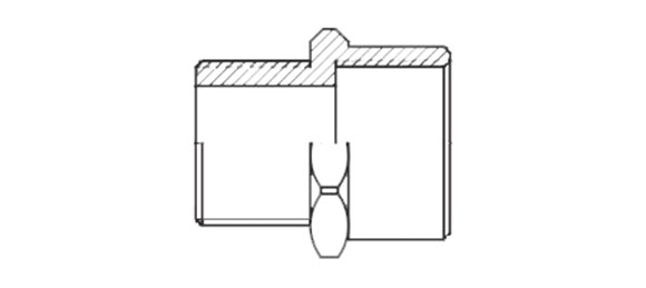 Outline Dimensions Of Explosion Proof Connector SGA Series
