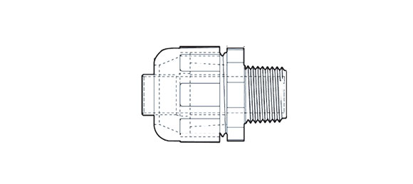 Outline Dimensions Of Explosion Proof Connectors SL Series