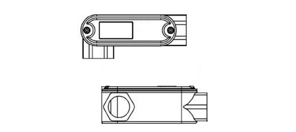Outline Dimensions Of Explosion Proof Conduit Fitting SCC Series