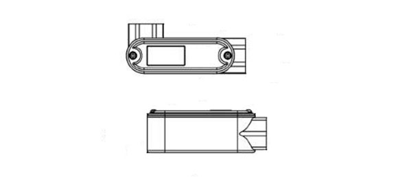 Outline Dimensions Of Explosion Proof Conduit Fitting SCC Series