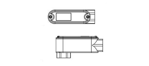 Outline Dimensions Of Explosion Proof Conduit Fitting SCC Series