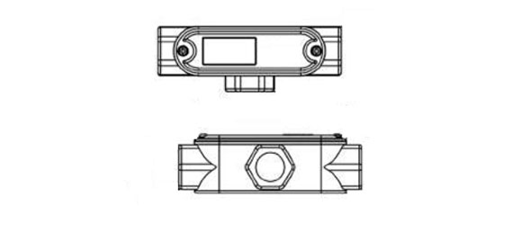 Outline Dimensions Of Explosion Proof Conduit Fitting SCC Series