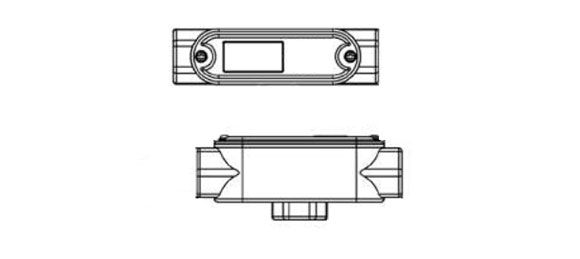 Outline Dimensions Of Explosion Proof Conduit Fitting SCC Series