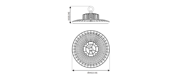 UFO High Bay Led Light IHB-E Series