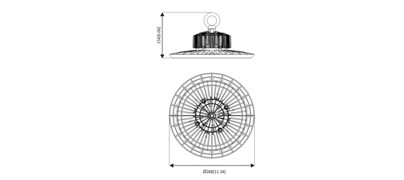 UFO High Bay Led Light IHB-E Series