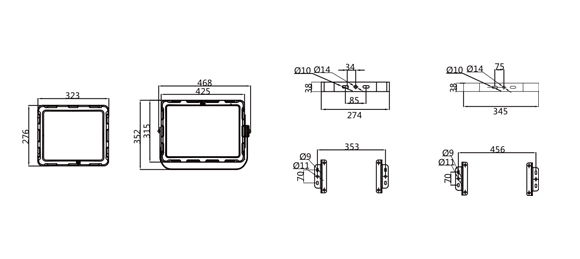 Industrial Flood Lights PFM-A Series