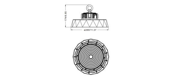 UFO High Bay Led Light IHB-B Series