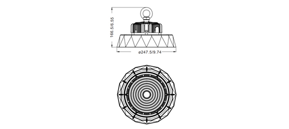 UFO High Bay Led Light IHB-B Series