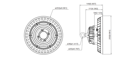 UFO High Bay Led Light IHB-W Series