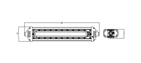 Industrial Linear Fluorescent Light IFL-A Series