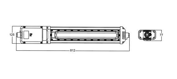 Industrial Led Linear Lighting IFL-B Series