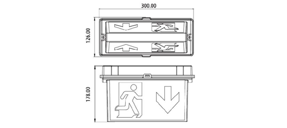 Emergency Sign Light AES Series