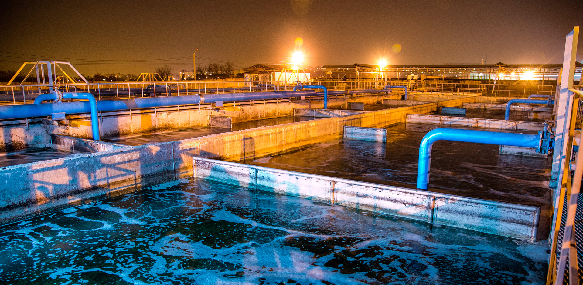 Harsh Environment Led Lighting for Waste Water Treatment