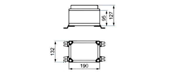 Outline Dimensions Of Explosion Proof Junction Box SJB-A-e Series