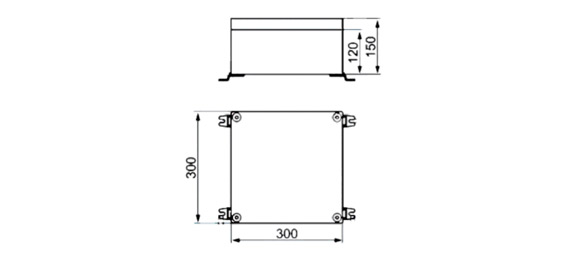 Outline Dimensions Of Explosion Proof Junction Box SJB-A-e Series