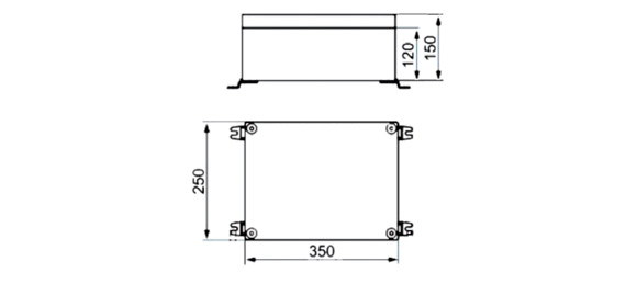 Outline Dimensions Of Explosion Proof Junction Box SJB-A-e Series