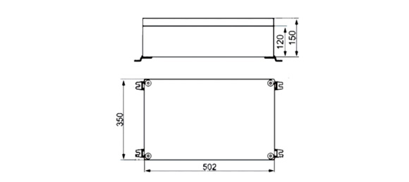 Outline Dimensions Of Explosion Proof Junction Box SJB-A-e Series