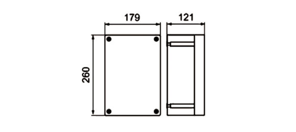 Outline Dimensions Of Explosion Proof Junction Box SJB-P Series