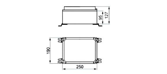 Outline Dimensions Of Explosion Proof Enclosure SEE-e Series