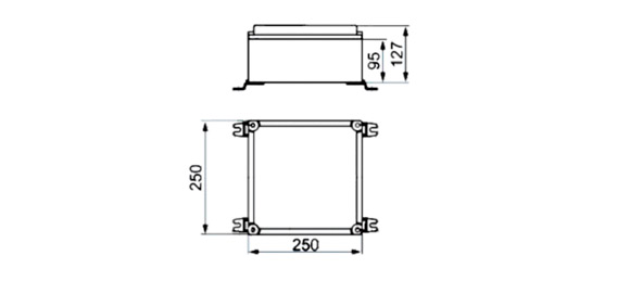 Outline Dimensions Of Explosion Proof Enclosure SEE-e Series