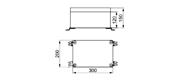 Outline Dimensions Of Explosion Proof Enclosure SEE-e Series