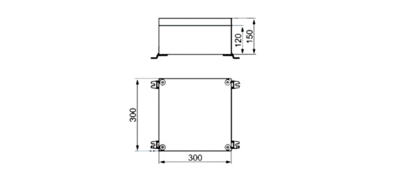 Outline Dimensions Of Explosion Proof Enclosure SEE-e Series